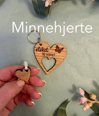 Minnehjerte - Elsket og savnet